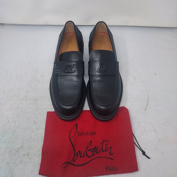Christian Louboutin Black Mens Urbino Moccasin Penny Loafer main image 7